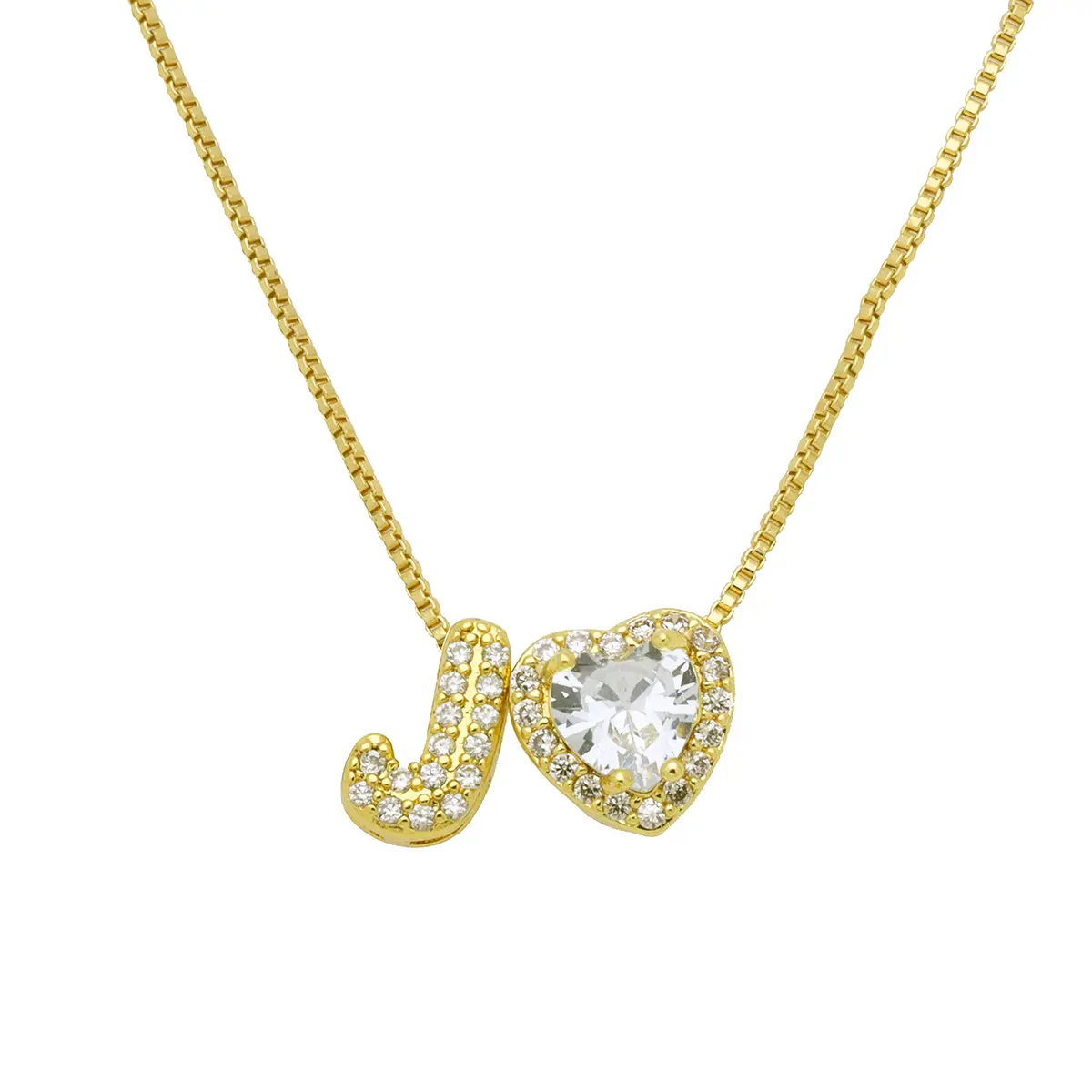 Heart Birthstone Initial Necklace for Women Girls, 14K Gold Plated Heart Letter Necklace Christmas Birthday Gifts for Women