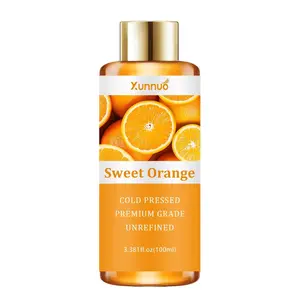 Sweet Orange Massage Essential Oil, Cold Pressed, Unrefined, Premium Grade, Natural, Smooth, 1 Count Body Massage Oil, Body Care Oil for Women & Men, Suitable for All Parts of The Body, Relaxation Oil