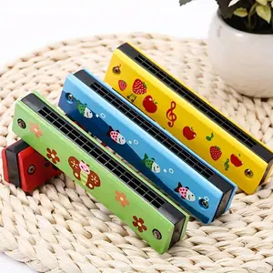 1pc Musical Instrument Play16-Hole Harmonica Parent-Child Toys for Children Gift Harmonica for Toddler, Kids, Beginners' Musical Instrument Toy Gift (Random Color)