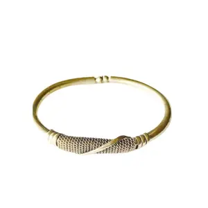 Maridadi Brass Bangle – Handcrafted African Cuff Bracelet