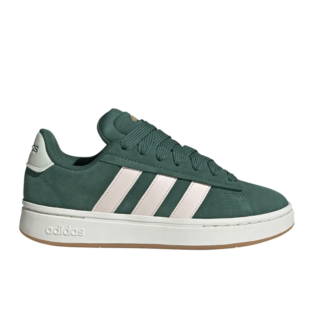 adidas Womens Grand Court Alpha 00S Lace Up Sneakers Shoes Casual - White