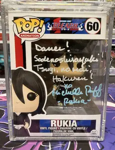 Funko Bleach Rukia 60 Autographed by Michelle Ruff VA PSA Certified
