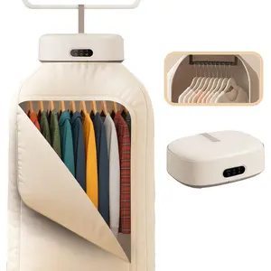 Portable Clothes Dryer - Mini/Compact Dryer for Apartment, RV, Travel - Small Quiet -Drying Machine with Adjustable Timer & Hassle-Free Setup