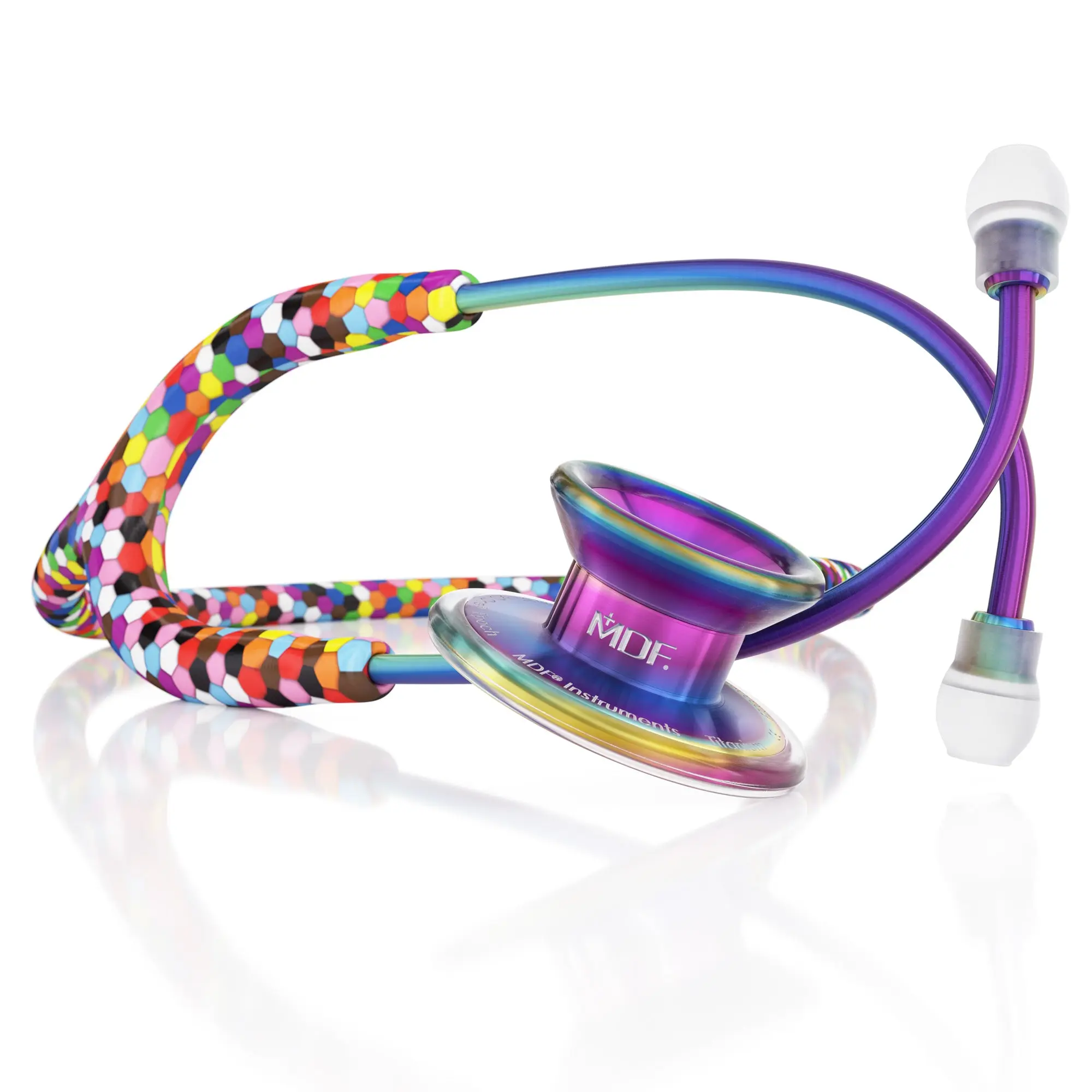 MD One® Epoch® Titanium Adult Stethoscope - Inclusion/Kaleidoscope
