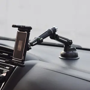 Extendable Car Mount for Truck, Bus, Foldable Phone & Pad, Cell Phone Car Mount, Car Phone Holder, Phone Suction Mount