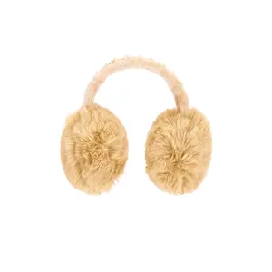 Goldbergh Fluffy Earwarmers in Caramello