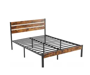 Full Size Bed Frame, with Under Bed Storage, Solid and Stable, Noise Free, No Box Spring Needed, Easy Assembly