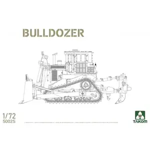 1/72 Scale American Bulldozer Limited Edition High Detail Plastic Model Kit, Collectible Toy Vehicle, Perfect Gift for Enthusiasts