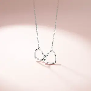 Double Love Heart Necklace