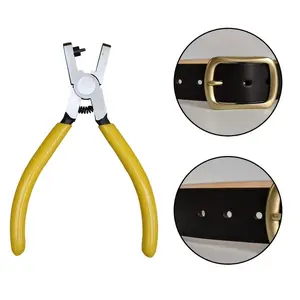 5 Inch Mini Watch Band Punch Pliers, Leather Hole Punch Tool, DIY Leather Strap Opening Kit, Precision Jewelry Making Accessory