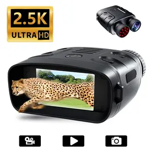 10x Digital Zoom Binoculars, 2.5K Ultra-high-definition Picture Quality, 3.0-inch High-definition Screen, Infrared 7-position Adjustment, Can Transfer Videos or Photos To A Computer, Night Vision Goggles, Men's Gift, Camping Essentials
