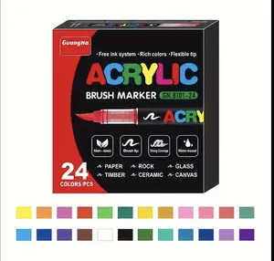 24 Pack Jelly Pens - Acrylic Paint Markers