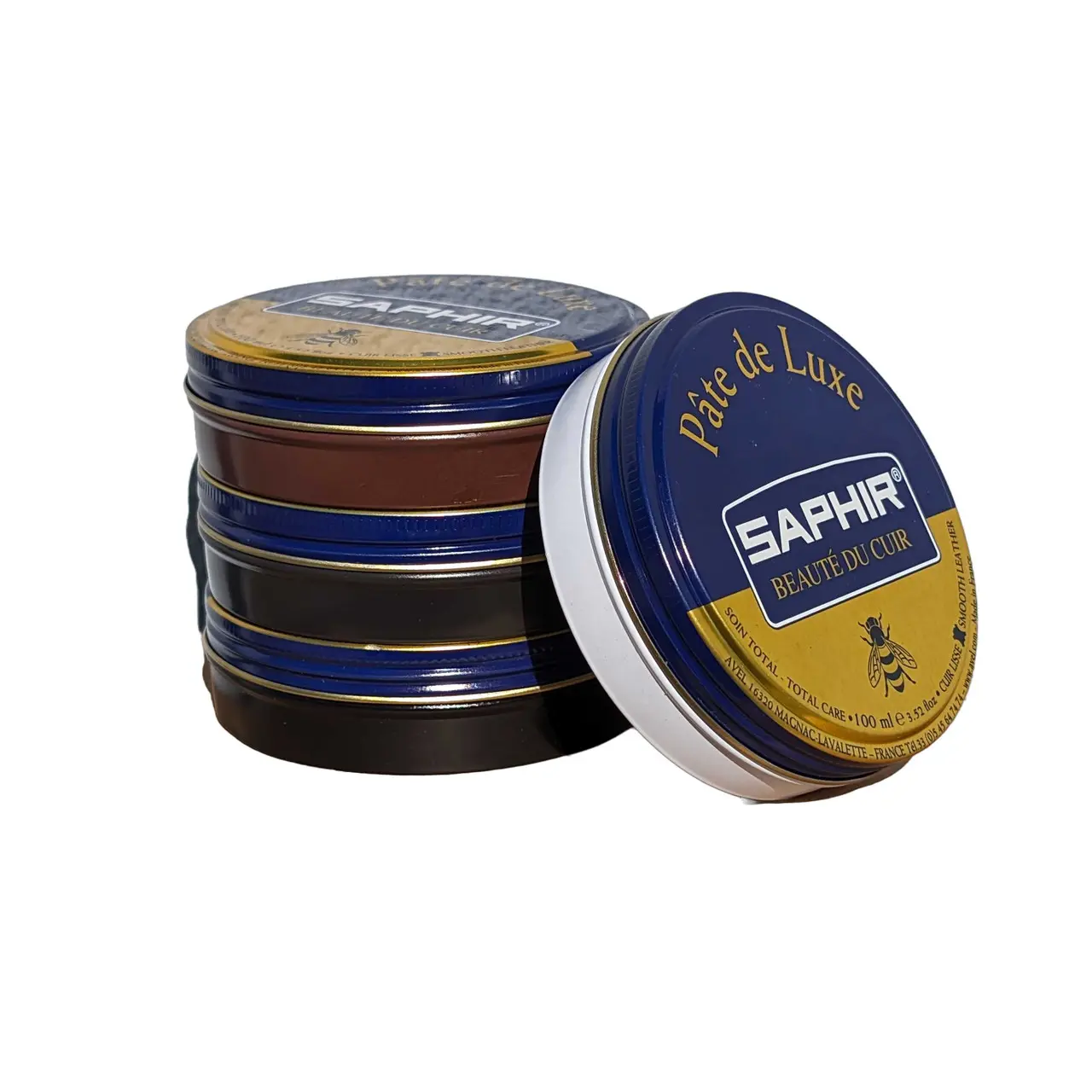 Saphir Pate de Luxe Wax Polish (100 ml / 3.52 fl oz)