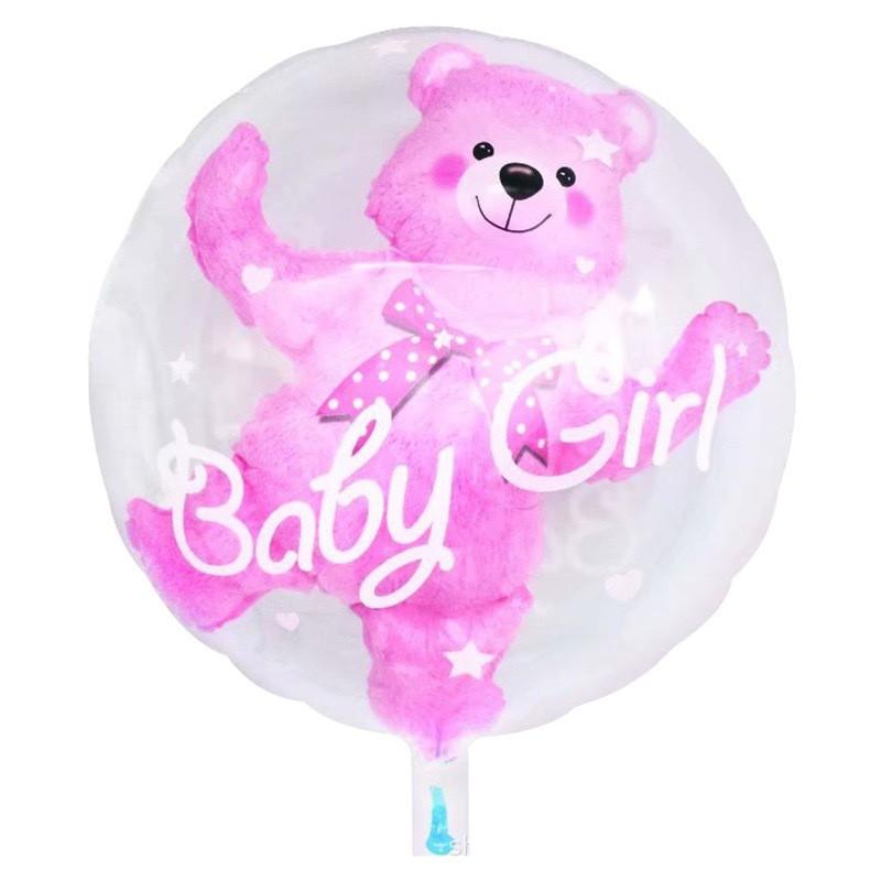 Bear Transparent Ball – Clear Decorative Toy or Collectible Ornament