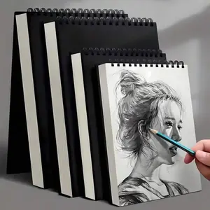 Sketchbook with Top Spiral Binding, 30 Sheets, Ideal for Art Drawing, Perfect Gift for Back-To-School, Halloween, Christmas, Various Sizes Available