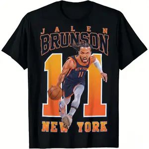 Brunson Knicks Youth Adult Shirt Vintage Basketball TeeJalen Brunson Graphic Sweatshirt Retro Sports StreetwearFan Shirt Game Day Apparel Unisex Cotton Oversized FitCamiseta Verano Gift for Knicks Fans USA Trend