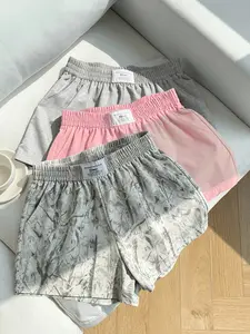 3 pieces, Y2K American knitted casual shorts, sweet, cool and spicy girl style, waist decoration design, multi-color combination optional, women's daily home and commuting wear in summer