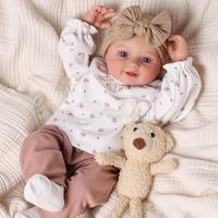 17-inch Tess Blue Open Eyes Vinyl Limb+ Cloth Body