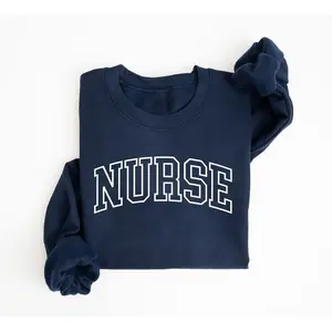 Nurse Sweatshirt for Nurses & Nursing Students – Cozy Trendy Crewneck for School, Work & Everyday Wear