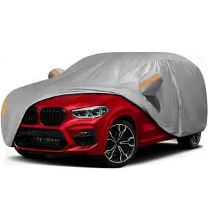 Car Cover, All Weather Waterproof UV Protection Full Cover for Cars & SUVs - Universal Fit Outdoor Use, Dustproof Snowproof Anti-Scratch