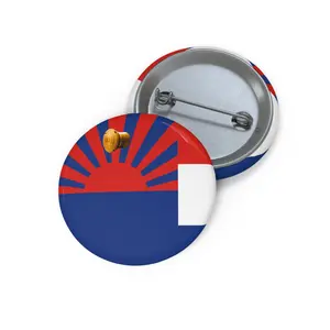 Karen Flag Pin Button | Custom Round Button Pin