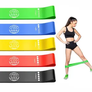 T&L Sports Resistance Mini Bands - Elastic Exercise Loop Bands for Physical Therapy, Yoga Starter Set of Stretch Bands, Pilates Flexbands
