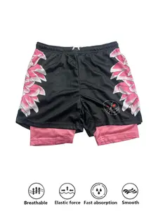 Men's 2-In-1 Faux Two-Piece Quick-Dry Gym Shorts, 3D Digital Print Gym Training Running Casual Beach Play Short Pants, Lightweight Breathable Shorts, Athletic Shorts, Comfy Breathable Shorts, Fitness Beach Shorts