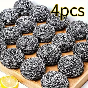 Durable Non-Electric Deep Scrubber Sponges - Multi-Purpose Pads for Dishwashing, Stovetop, Pots, Pans, and Mess Removal - Kitchen, Bathroom, Living Room, Bedroom, Outdoor