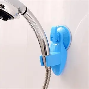 1pc Shower Head Holder - Adjustable Arm Wall Mount with Powerful Suction Cup - Convenient Bathroom Accessory for Easy Shower Head Installation