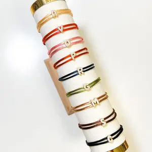 Silk Initial Bracelet