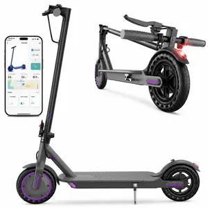 SummerVibes AOPO Electric Scooter with App Control – 350W Motor, 19MPH, 15-Mile Range, Dual Braking System| IP65 Waterproof & Foldable Design | APP Control