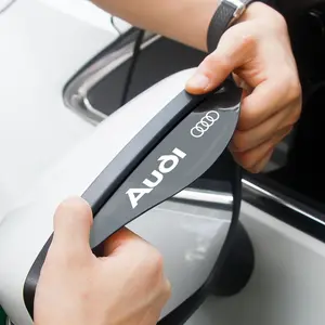 Audi Car Sunshade Rearview Mirror Transparent Rain Visor, Clear Vision in Rain, Fits A3 A4l A6l Q2l Q3 Q5l Q7, Universal Rearview Mirror Accessory