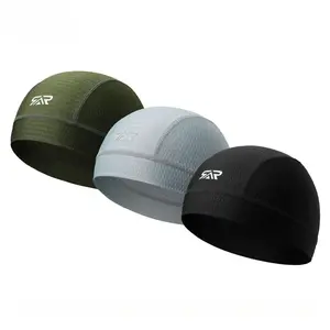 2/3 Pcs Ice-Cool Skull Cap Helmet Liner Cap Blue-Collar Workers Lightweight Slouchy Beanie Sweat-Wicking  Motorcycle Cycling Running Head Cover  Dustproof Scalp Protection Headband Hat Intelligent PC Muscle Trainer Cushion