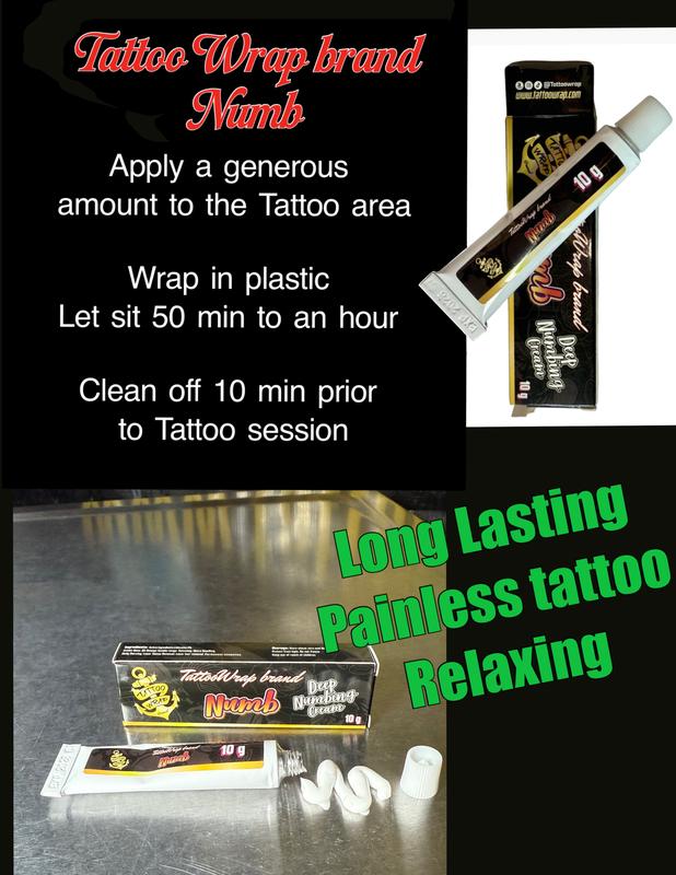 TattooWrap Brand Numb Deep Numbing Cream 10g - 24 Months Shelf Life for Deep Numbness Needs, Reliable & Specific Application