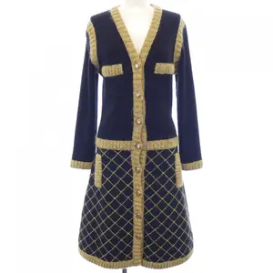 Pre-owned CHANEL Cashmere Small Leather Goods Blend Dress