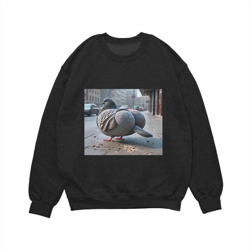 Funny Brainrot Gen Z Meme T - Shirt - Viral Gyatt Pigeon Graphic Tee | Premium Cotton Blend, Soft Comfortable Unisex Fit | Trendy Casual Wear Gift, Black S - 3XL