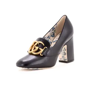 Pre-owned Gucci Women's Victoire Ankle Boots Leather by Rebag