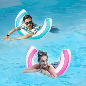 Inflatable Floating Ring Pool Toy, PVC Arch Swimming Circle, Air-Filled Buoyant Swim Board, Ideal for Water Fun