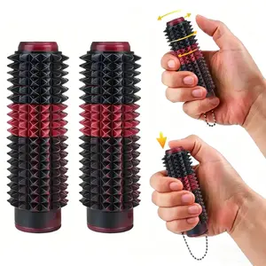 360° Rotating Spiky Fidget Keychain – 3D Printed Tactile Stress Relief Toy for Adults, Focus Gift