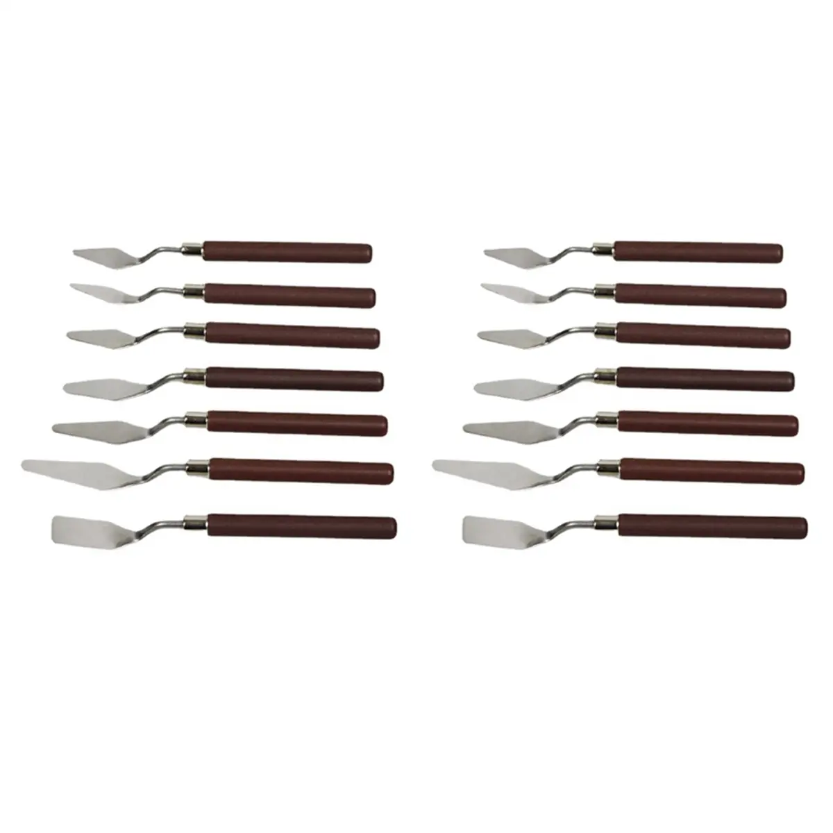 14 Pcs Oil Painting Knife Set Oil Painting Shovel Oil Painting Palette Knife Oil Acrylic Painting Tools for Color Mixing