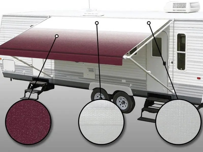 RV Awning Fabric Replacement Standard Grade Premium Vinyl