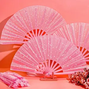 13inch Rave Fans, Clack Fans - Hand-Held Fans for Dancing, Church Services & Various Occasions - Stylish Decor Accessory