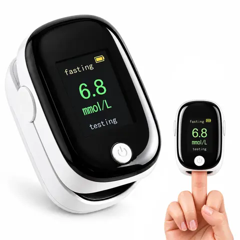 Non-Invasive Fingerstick Blood Glucose Meter—Results in 5 Seconds—The Perfect Gift for Seniors