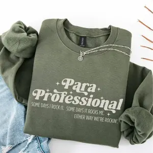 Paraprofessional Sweatshirt, Para Teacher Assistant Sweater, Teacher Aide, Chaos Coordinator Sweatshirt