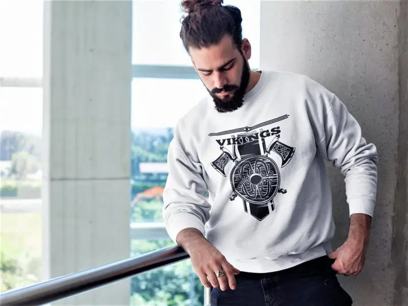 Vikings Sweatshirt Symbol Valhalla