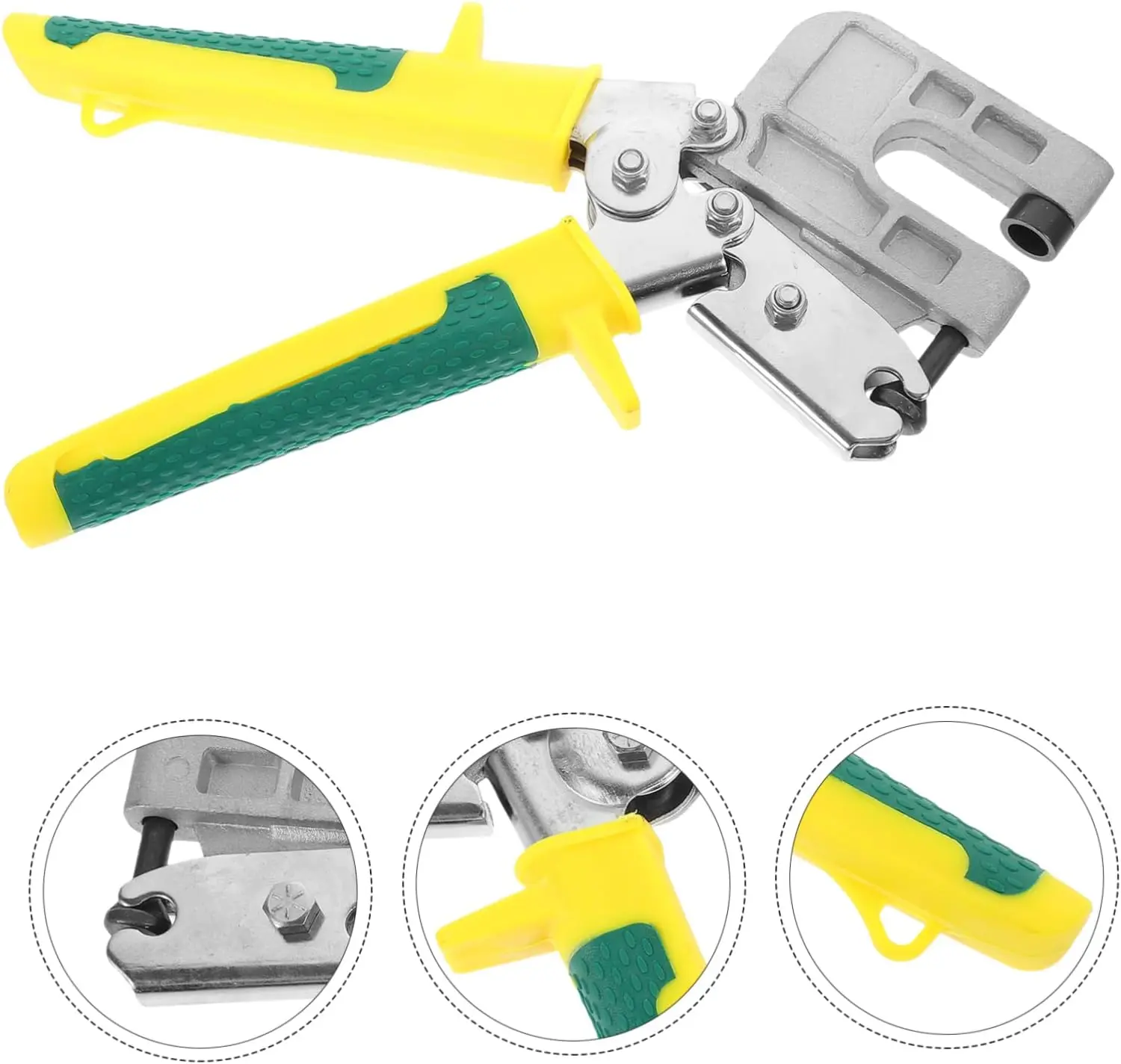 Metal Stud Crimper Drywall Tools,TPR Handle Punch Pliers Metal Ceiling Plaster Board Fastening Tool Stud Crimpers(Size:250mm)