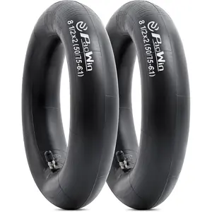 2 count 8.5 Inch Heavy Duty Scooter Inner Tubes, 8 1/2 x 2 (50/75-6.1) TR4A Straight Stem Valve Tire Tubes Compatible with 8 1/2x2 8.5x2.0  M365/Pro 2/1s Electric Scooter Tire Tubes