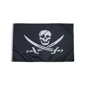 3x5 Pirate Flag Wall Decor for Bedroom Living Room Dormitory, Fun Decorative Banner Gift for Indoor Outdoor Decoration, Model Xinghao