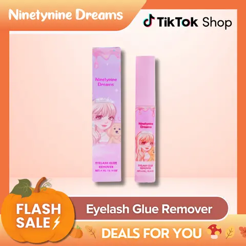 Ninetynine Dreams Eyelash Glue Remover | Oil-Based Gentle Formula — Instantly Dissolves Bond & Seal, Daily Lash Glue, Strip & Cluster Lashes  Removes Everything Quickly & Gently