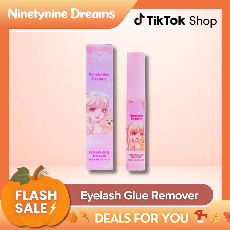 Ninetynine Dreams Eyelash Glue Remover | Oil-Based Gentle Formula — Instantly Dissolves Bond & Seal, Daily Lash Glue, Strip & Cluster Lashes  Removes Everything Quickly & Gently